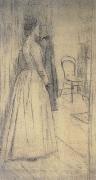 Fernand Khnopff Study of Marguerite Khnopff Germany oil painting artist